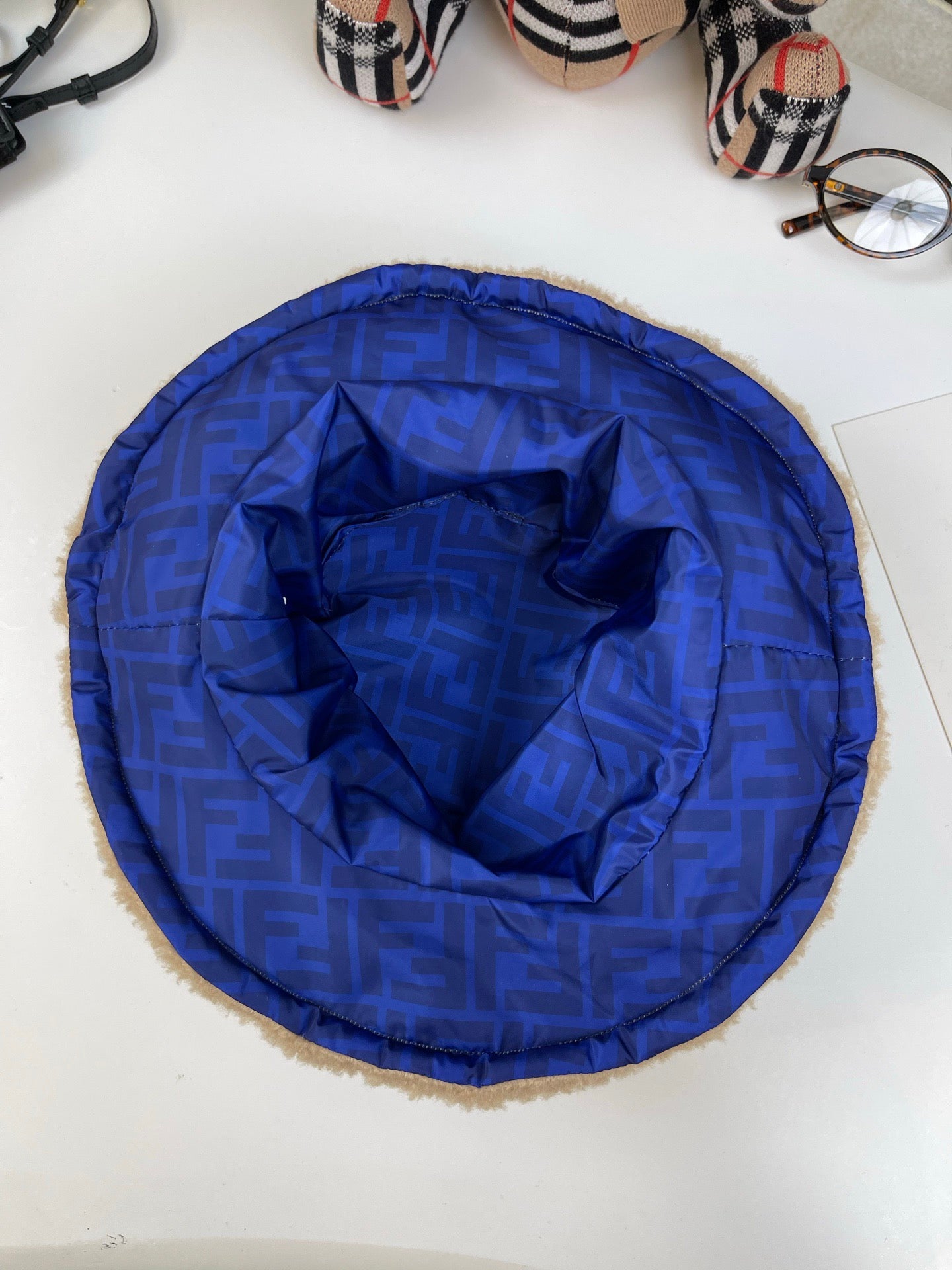 FF Brown Fleece Jacket & Hat