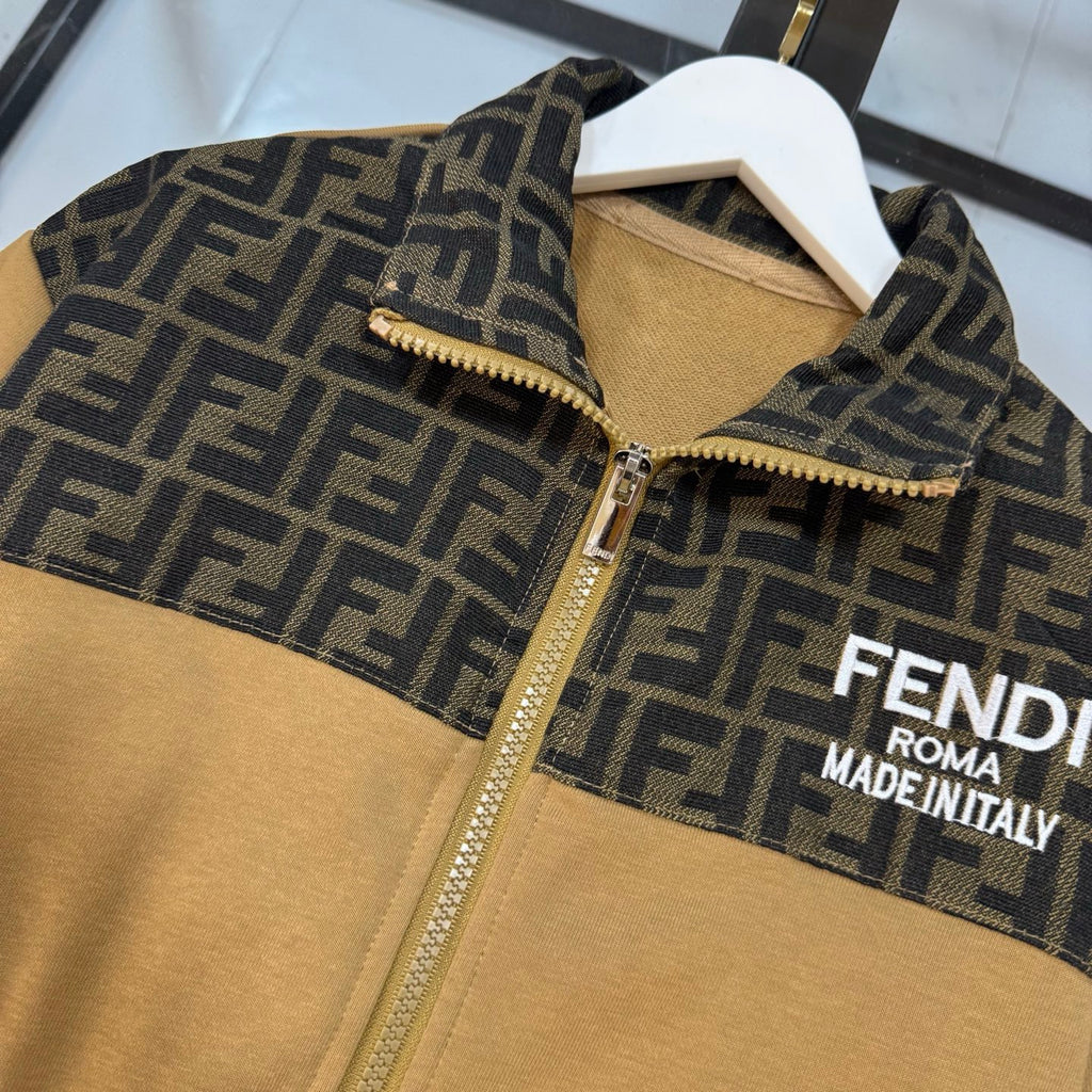 FF Brown Monogram Tracksuit