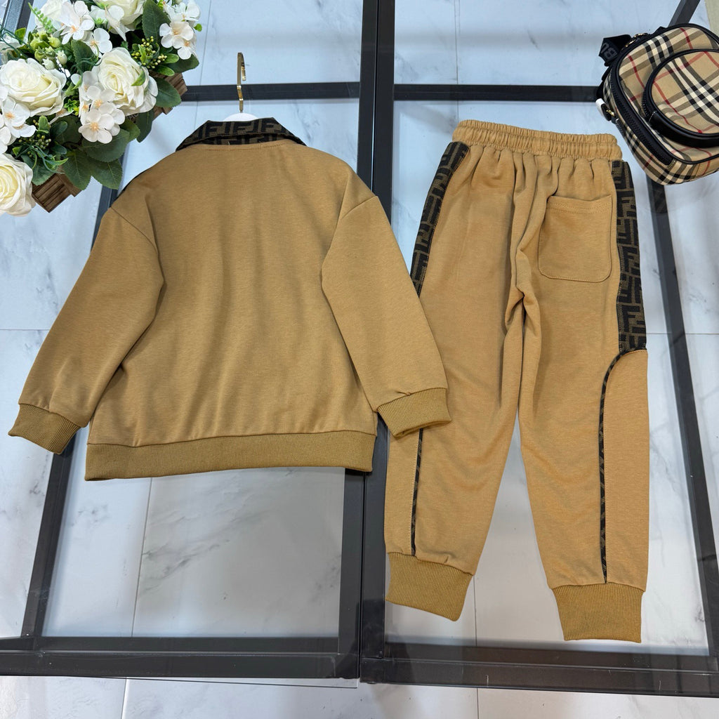 FF Brown Monogram Tracksuit