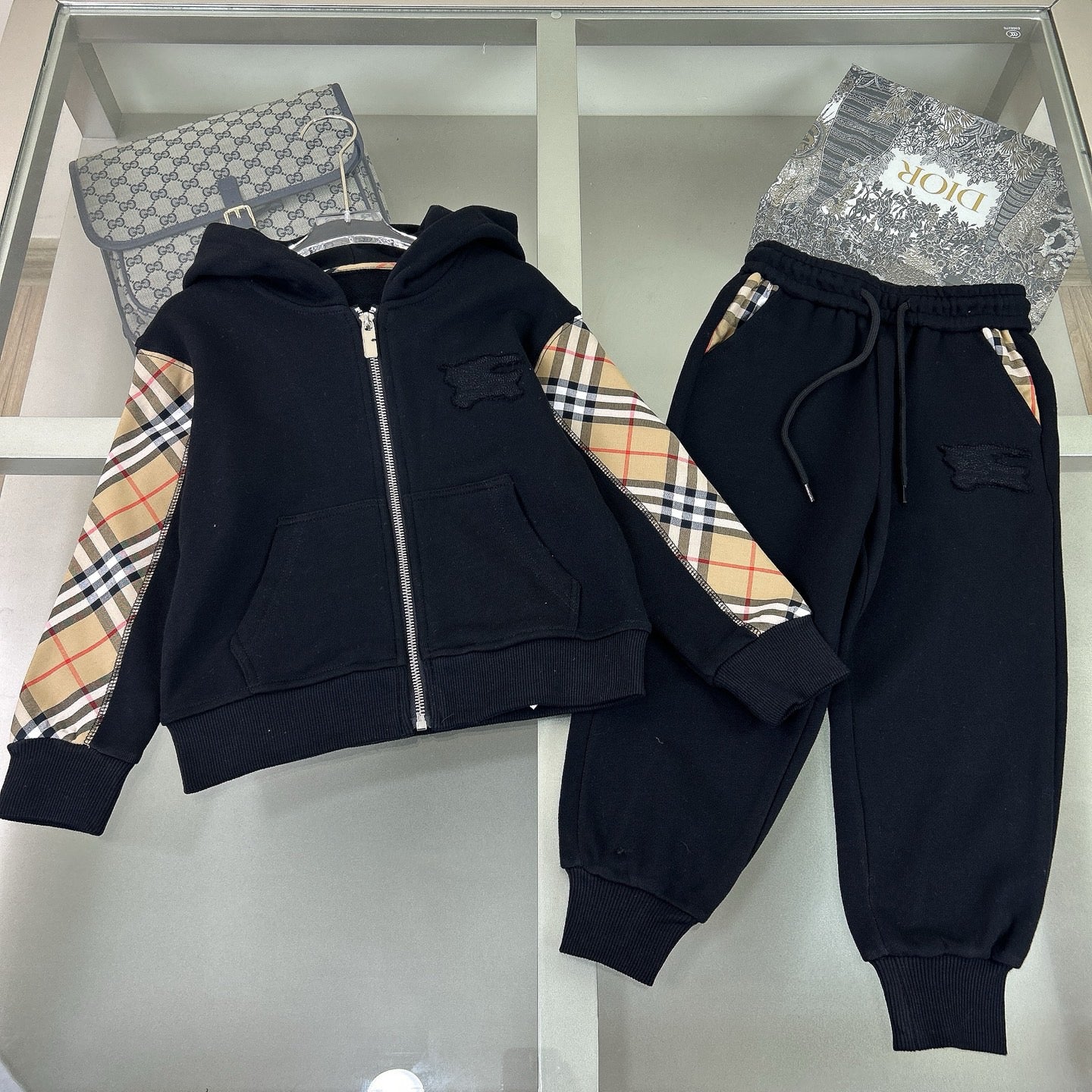 BR Black Monogram Tracksuit