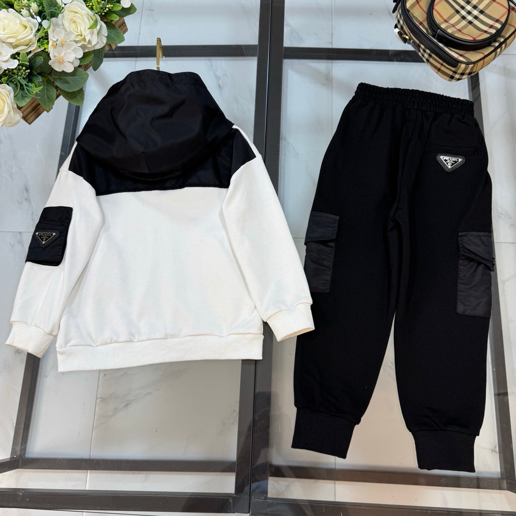 P Black/White Tracksuit