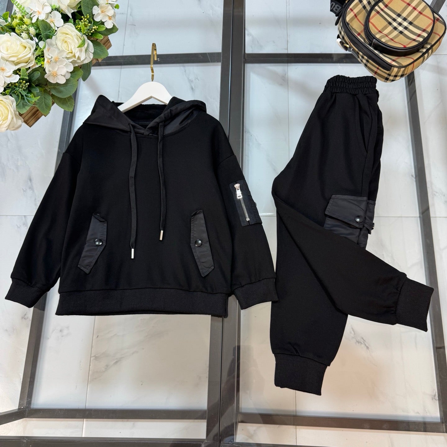 P Black Tracksuit