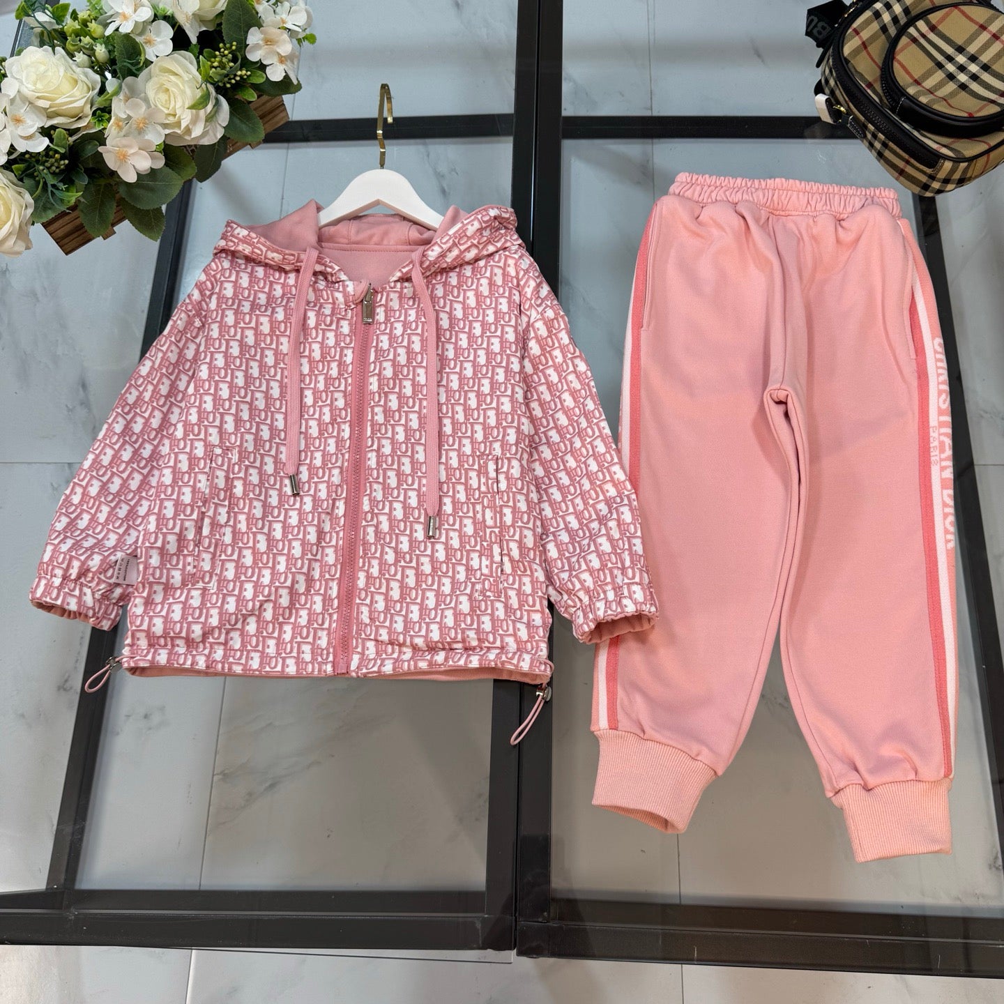 D Pink Reversible Set