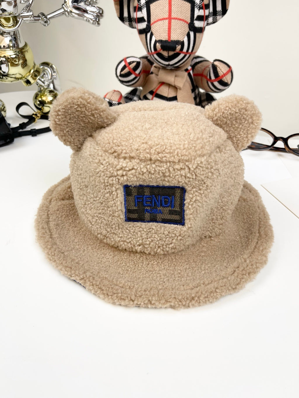 FF Brown Fleece Jacket & Hat