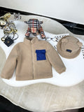 FF Brown Fleece Jacket & Hat