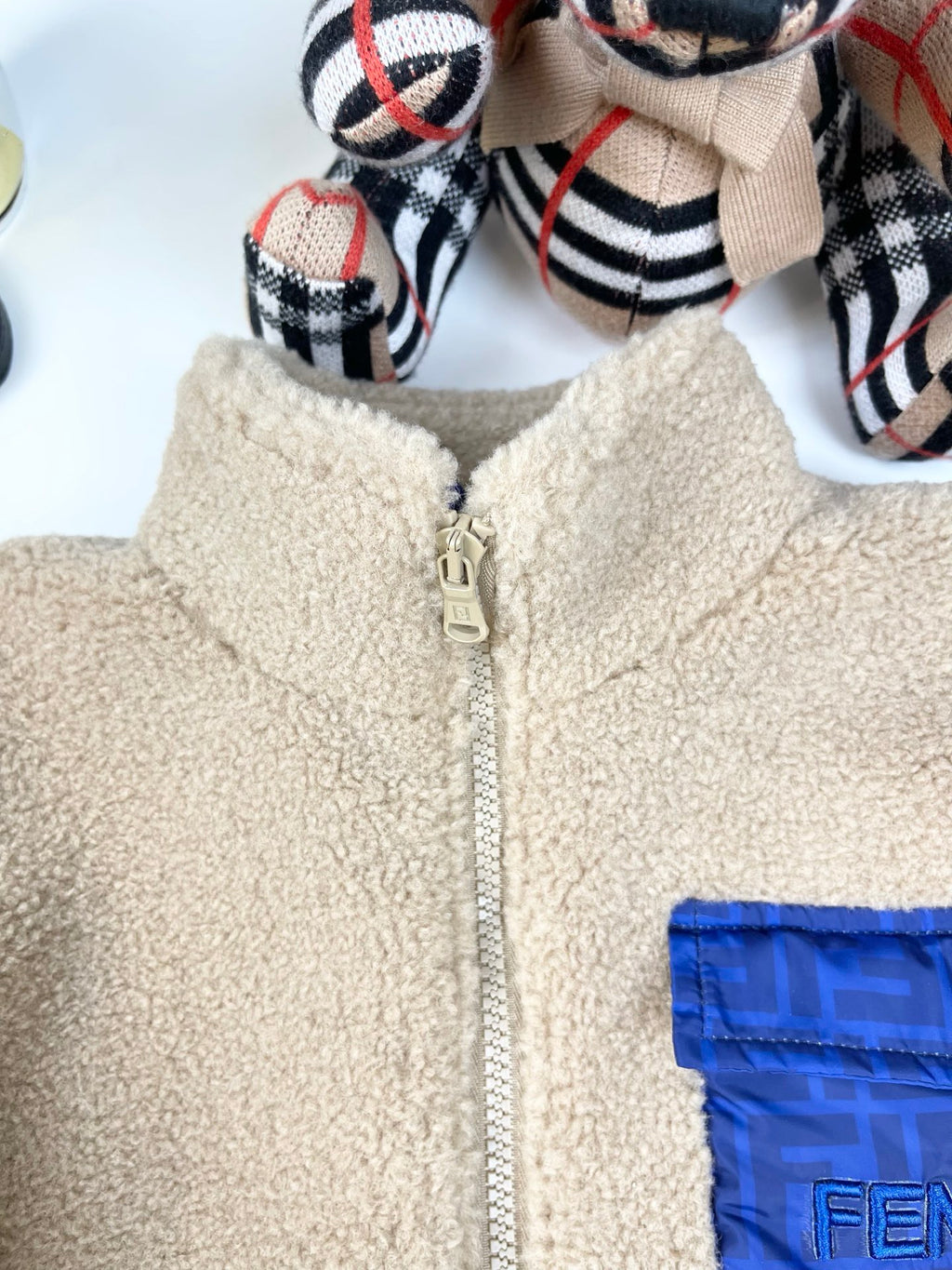 FF Brown Fleece Jacket & Hat