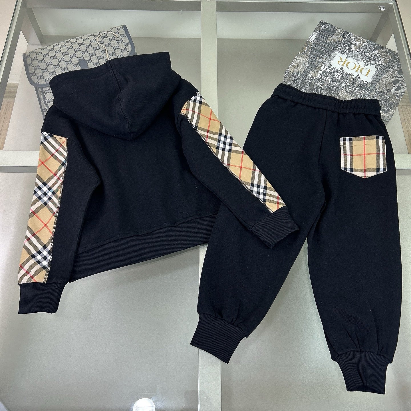 BR Black Monogram Tracksuit