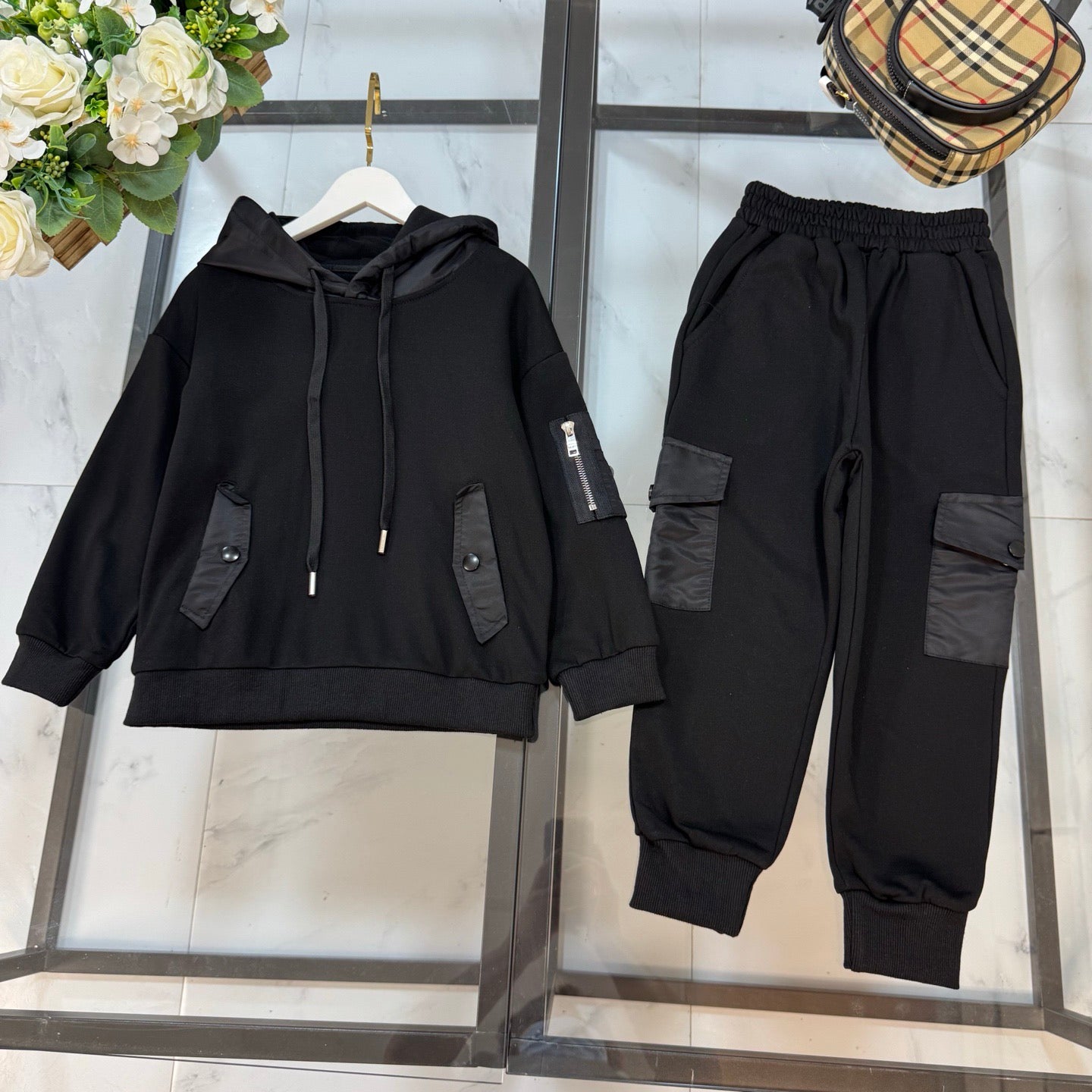P Black Tracksuit
