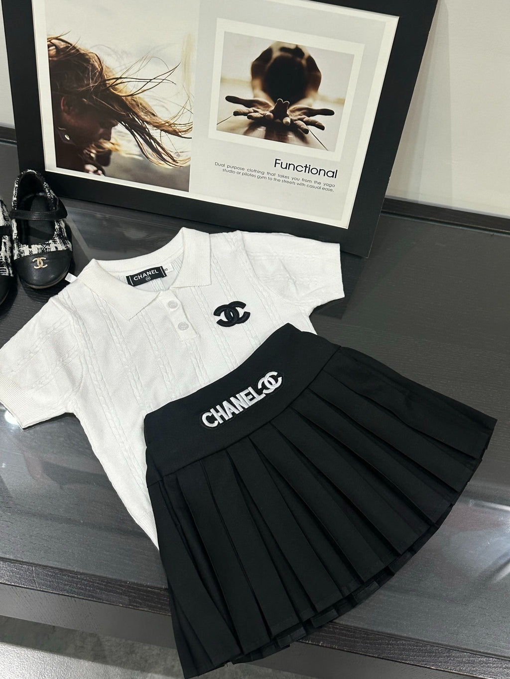 CH Logo Skirt & Shirt Set