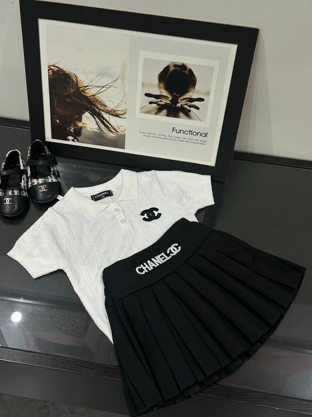 CH Logo Skirt & Shirt Set