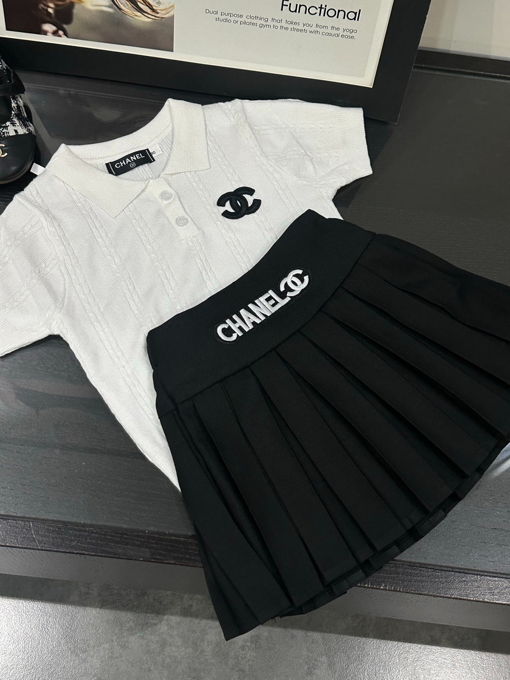 CH Logo Skirt & Shirt Set