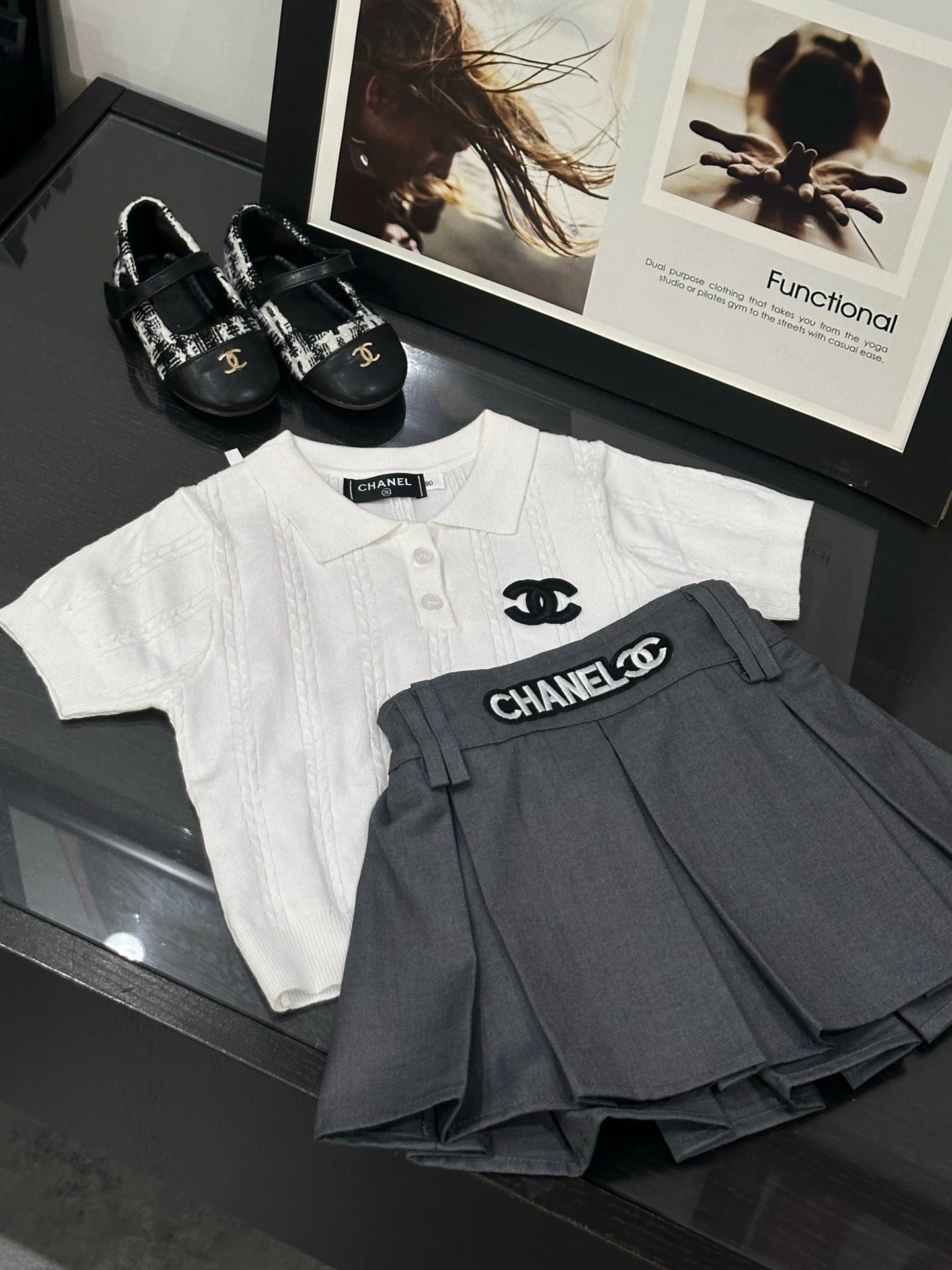 CH Logo Skirt & Shirt Set