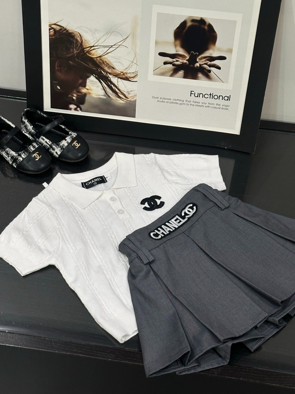 CH Logo Skirt & Shirt Set