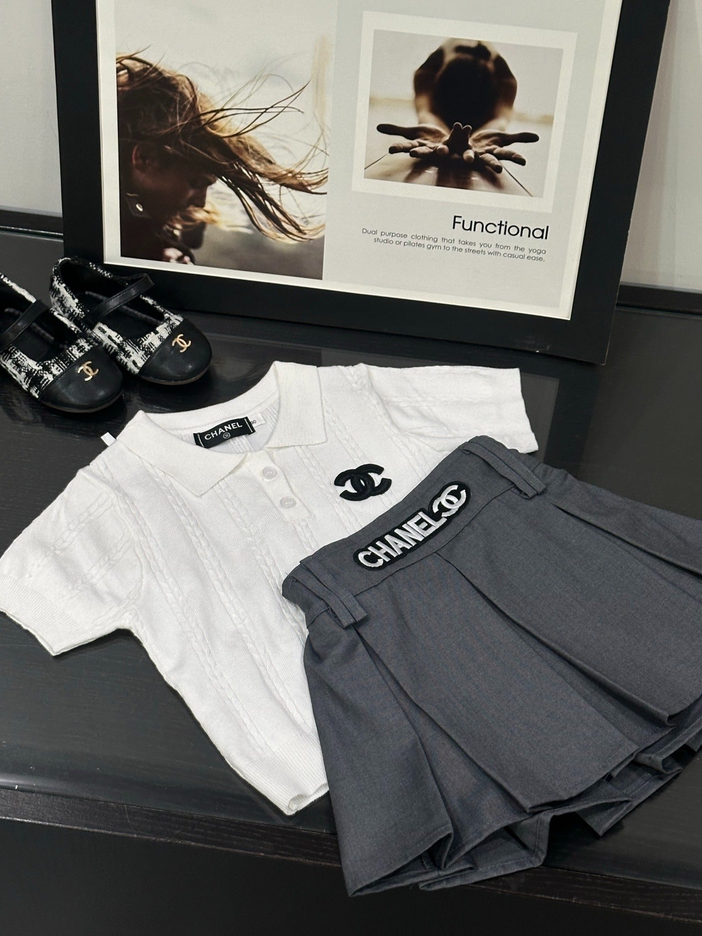 CH Logo Skirt & Shirt Set