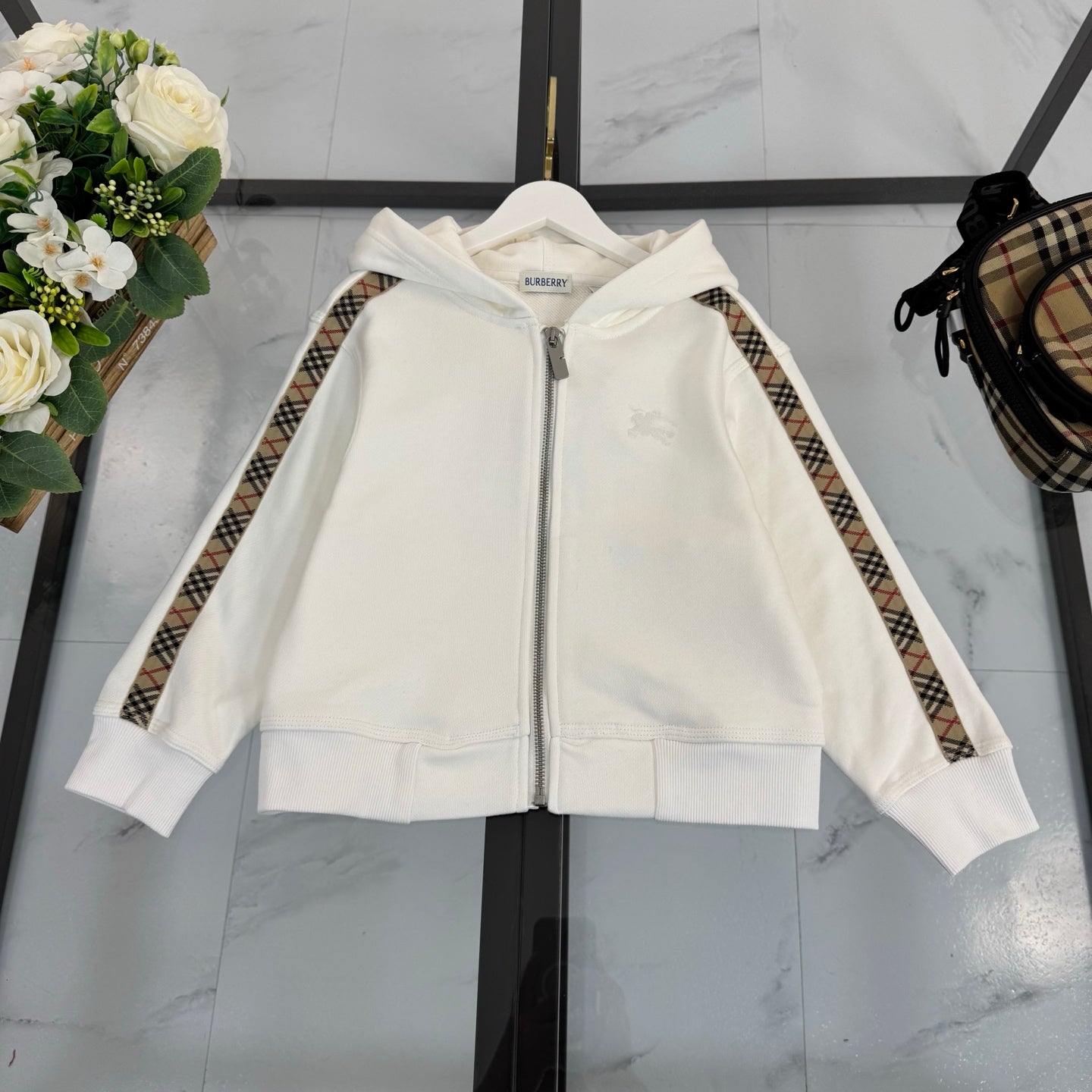 BR White Monogram Tracksuit Set