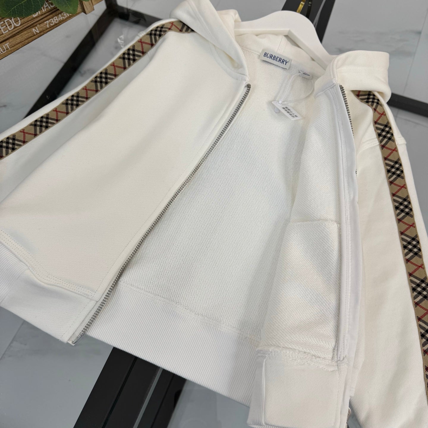 BR White Monogram Tracksuit Set