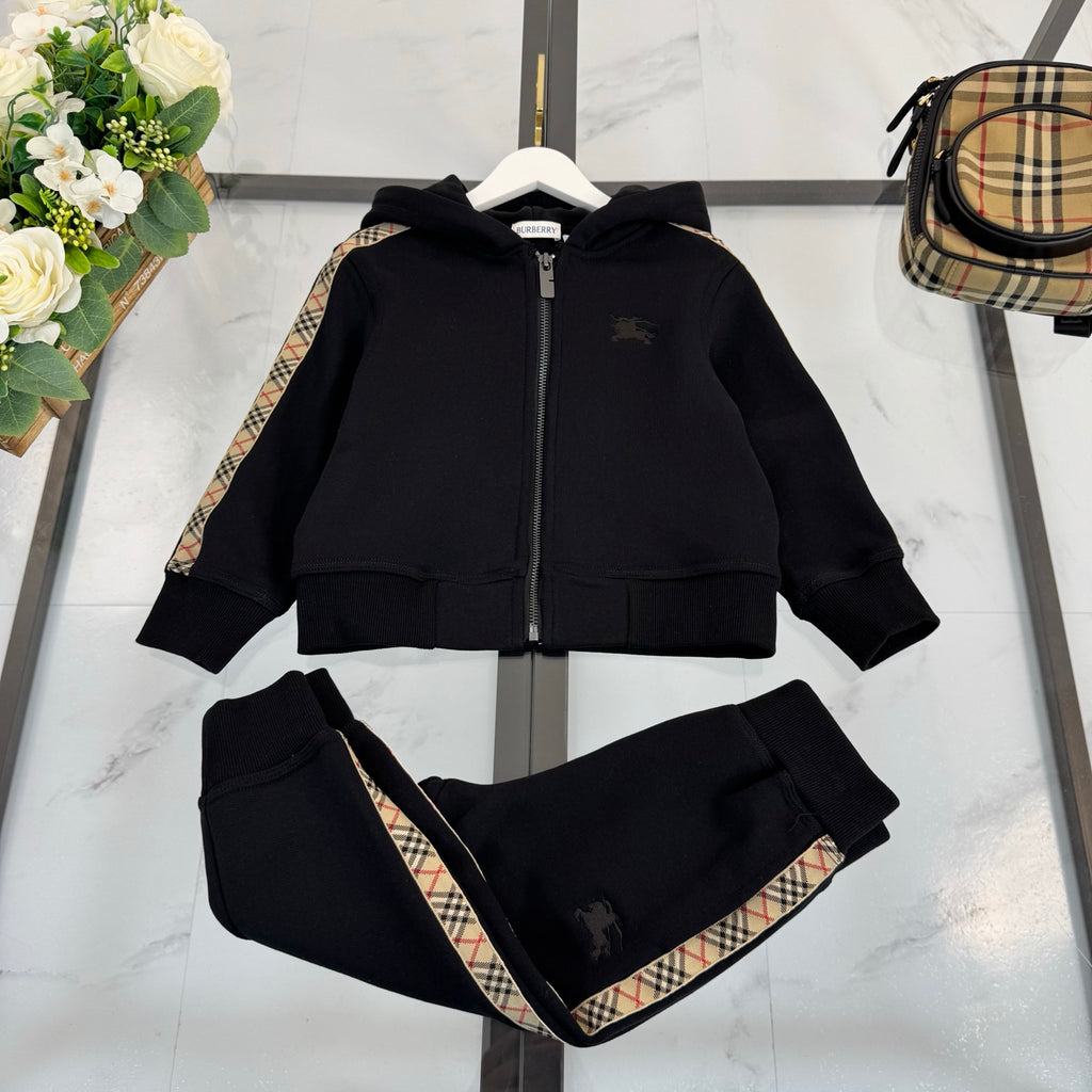 BR Black Monogram Tracksuit Set
