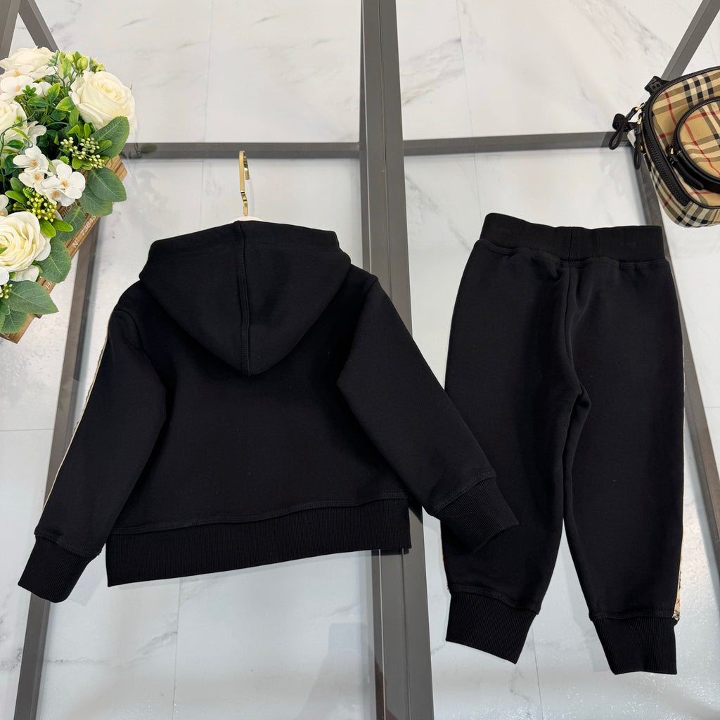 BR Black Monogram Tracksuit Set