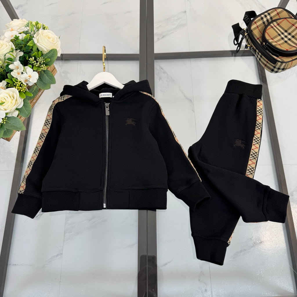 BR Black Monogram Tracksuit Set