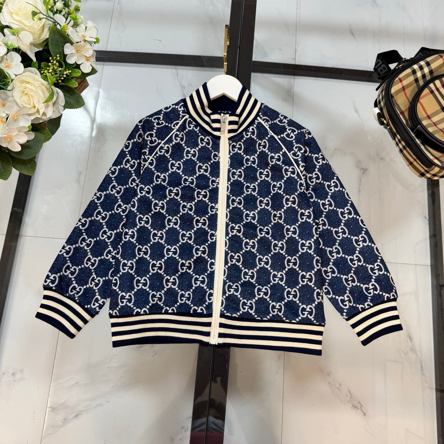 G Blue Monogram Tracksuit