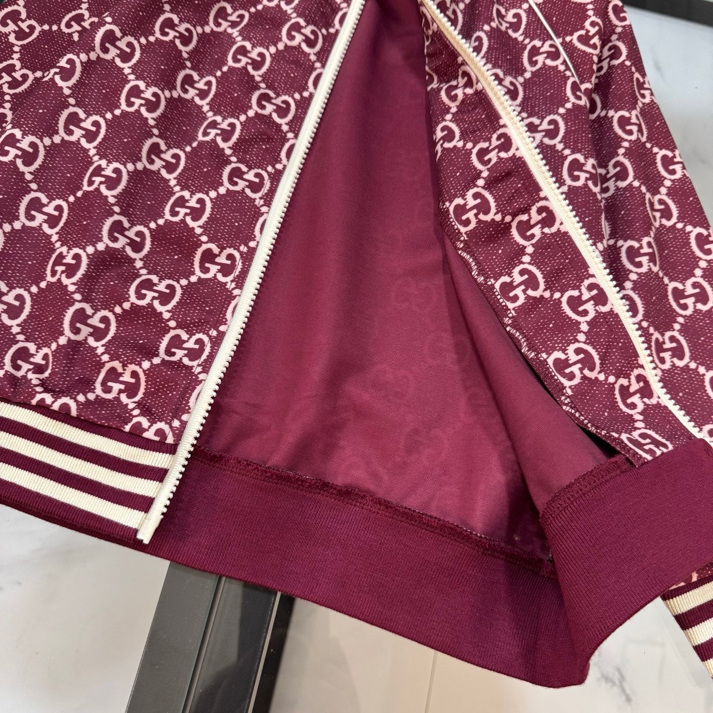 G Maroon Monogram Tracksuit