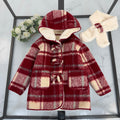 BR Red Monogram Coat