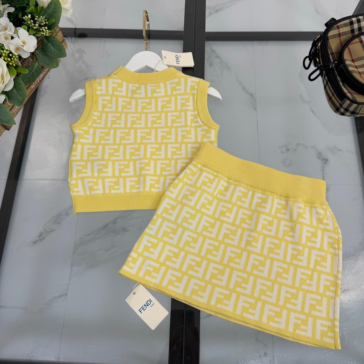 FF Yellow Monogram Set