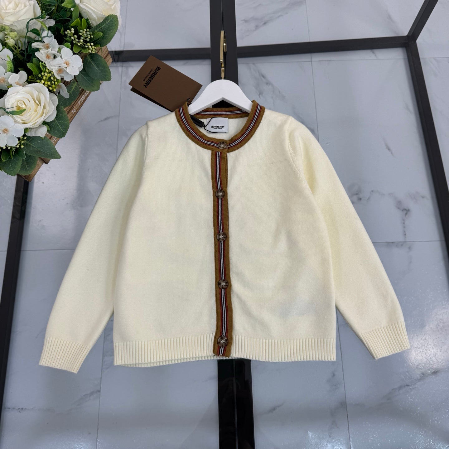 BR Cream Cardigan