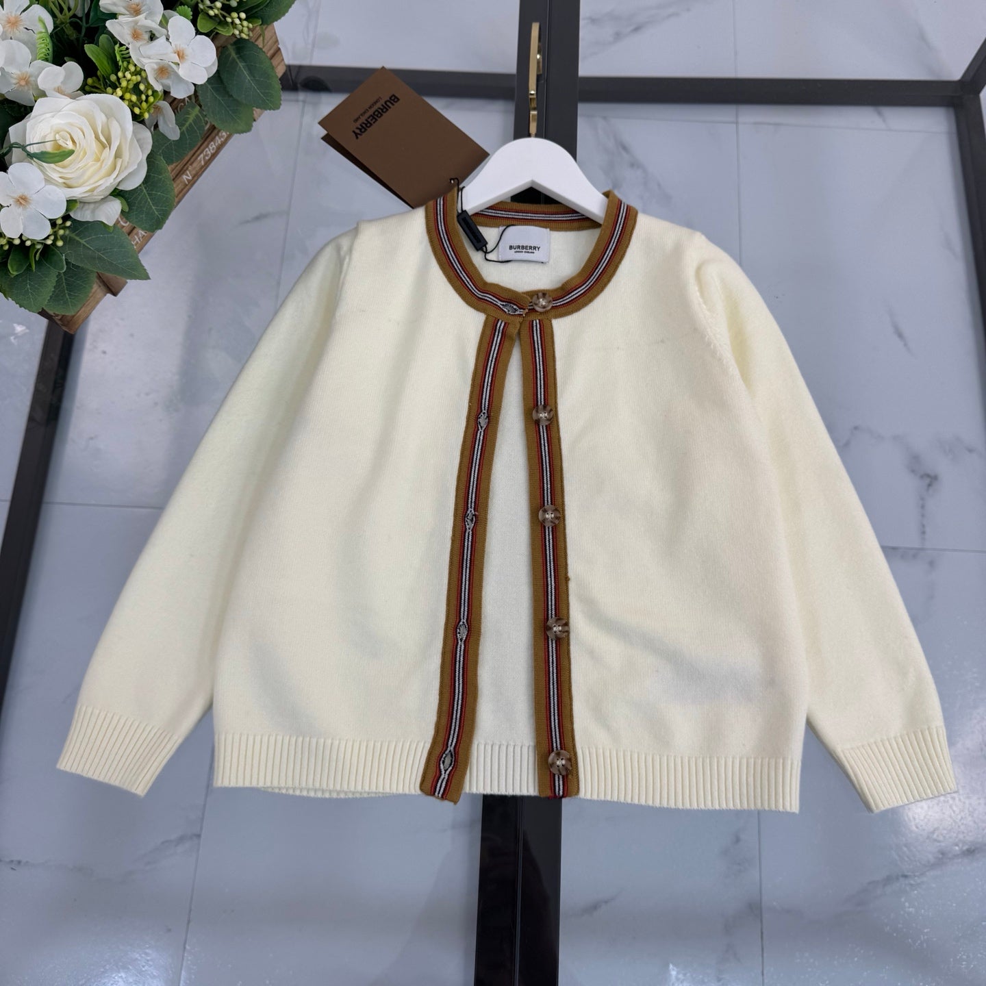 BR Cream Cardigan