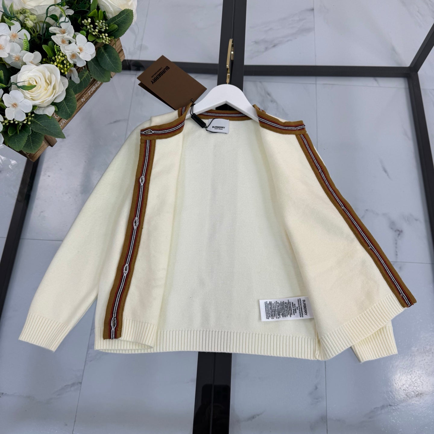 BR Cream Cardigan