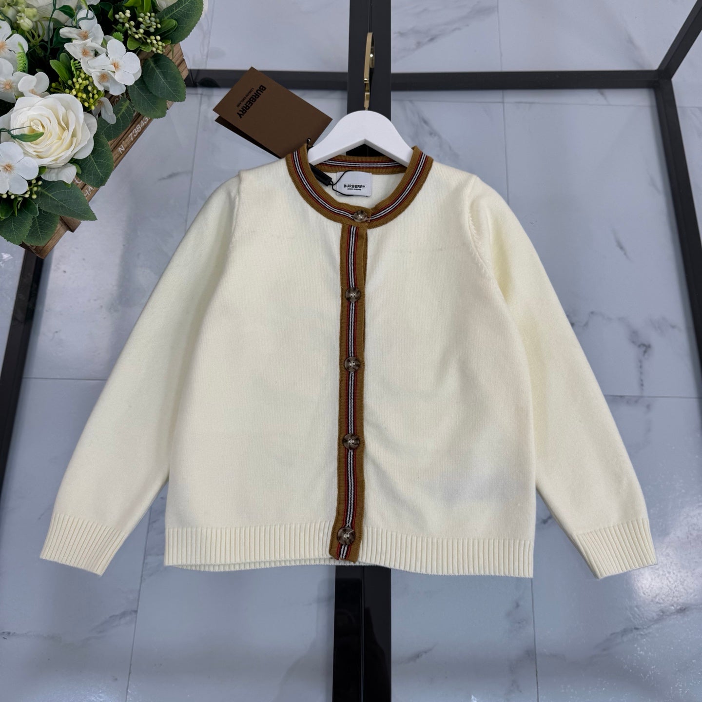 BR Cream Cardigan