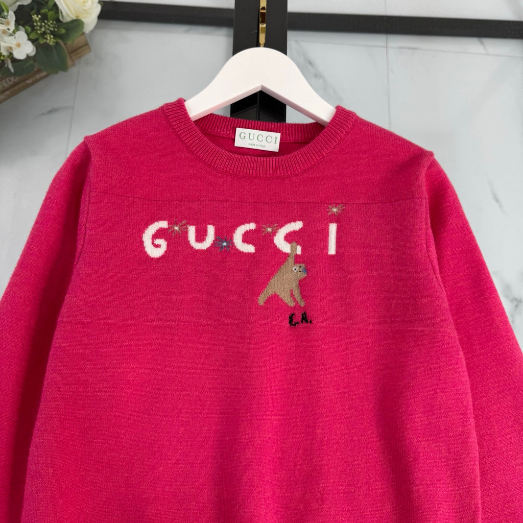 G Red Sloth Sweater