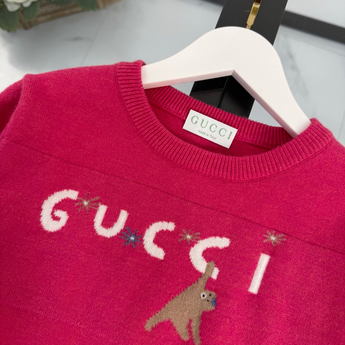 G Red Sloth Sweater