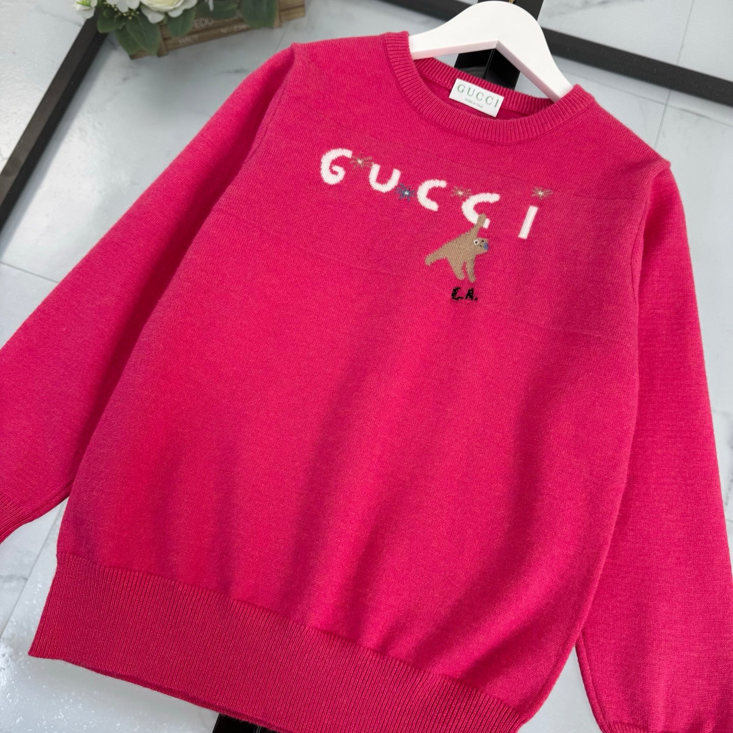 G Red Sloth Sweater