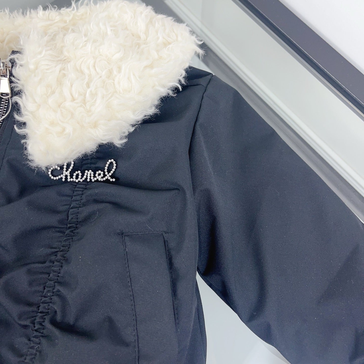 CH Blue Fur Coat