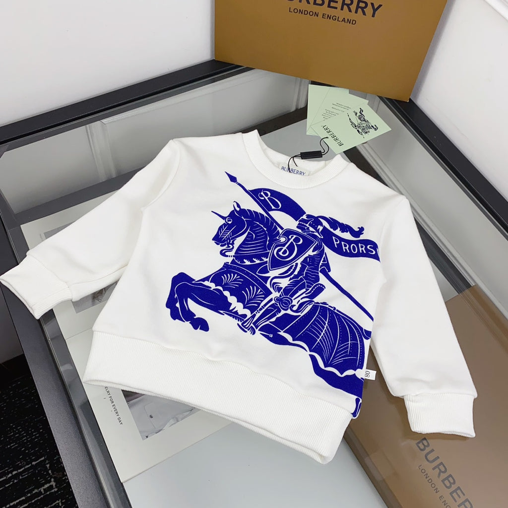 BR Knight White Sweater