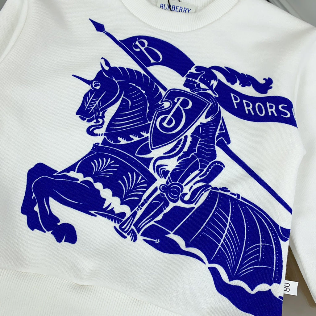 BR Knight White Sweater