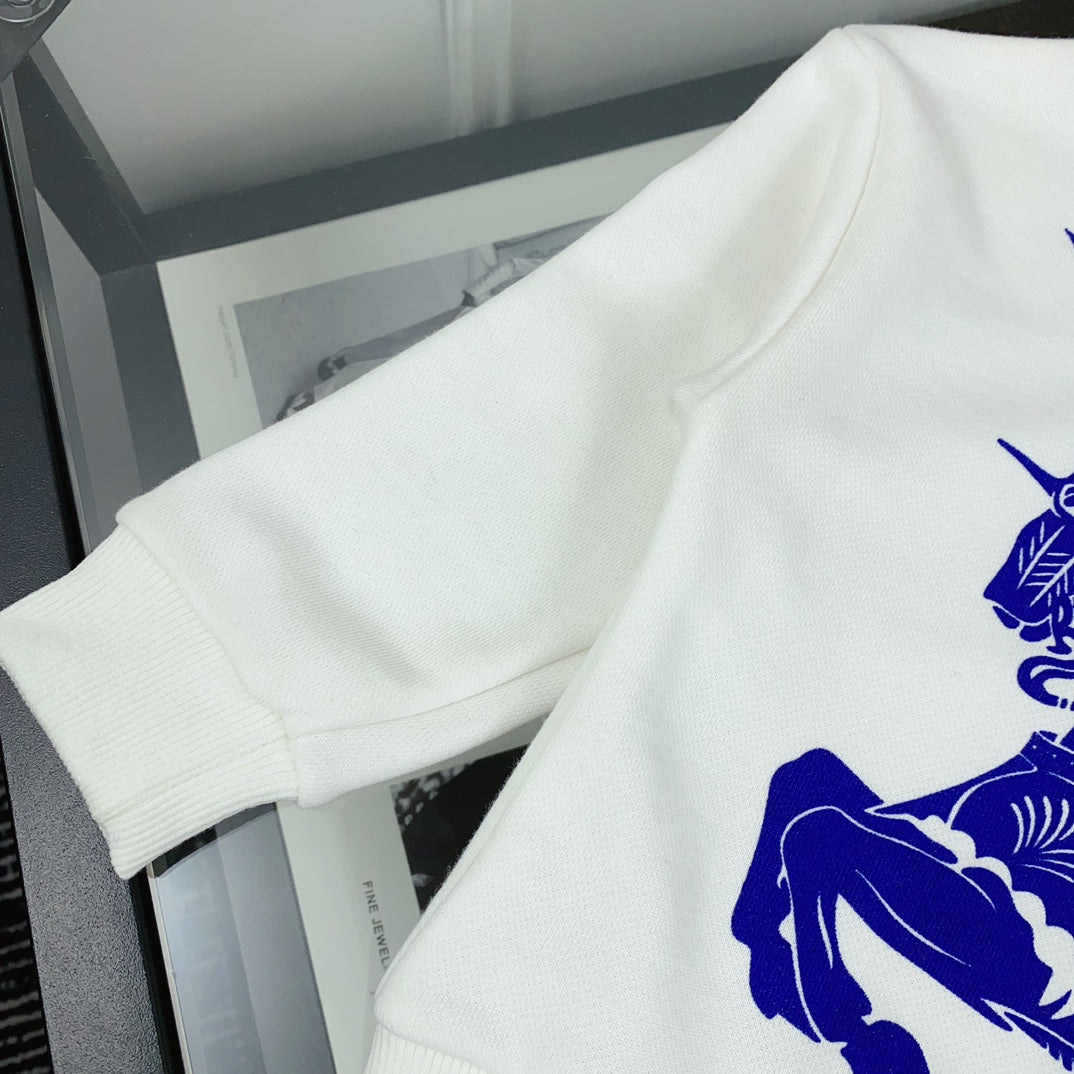 BR Knight White Sweater