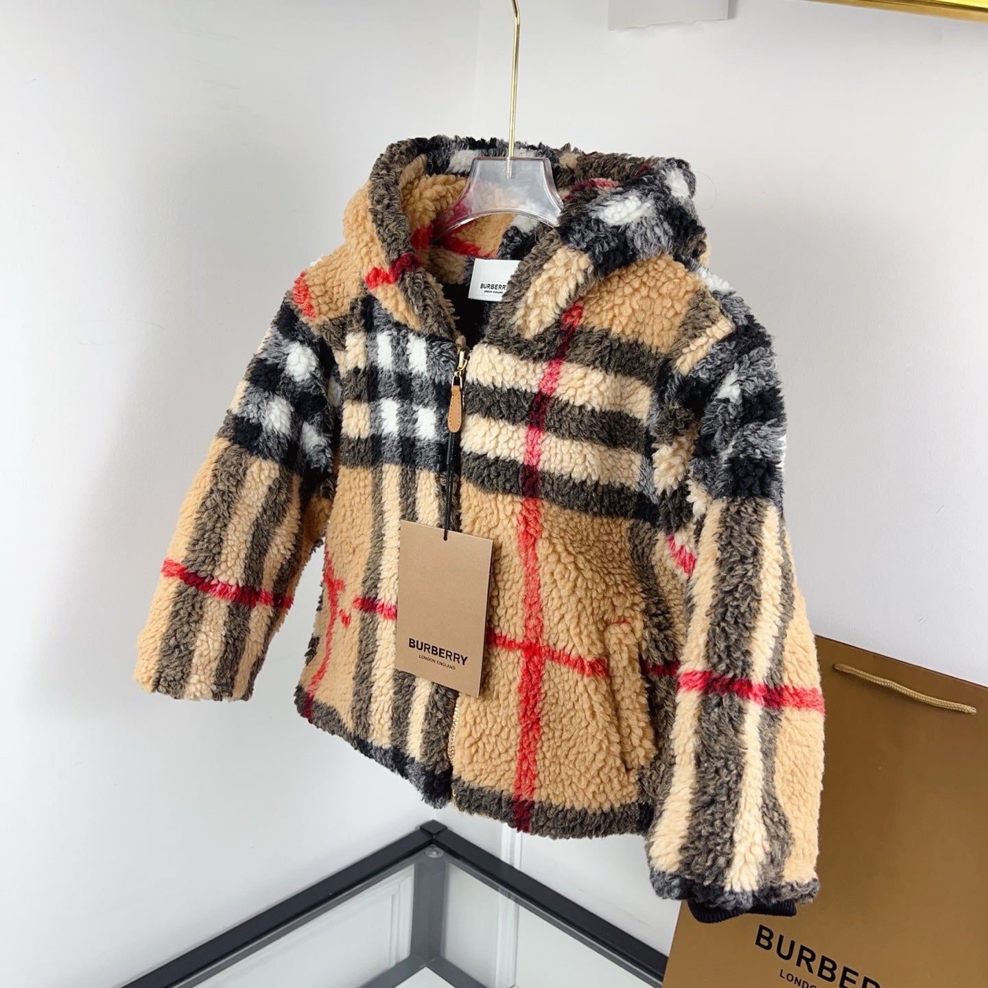 BR Monogram Fluffy Hoodie