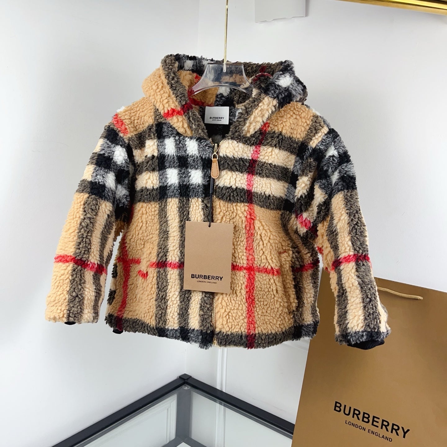 BR Monogram Fluffy Hoodie