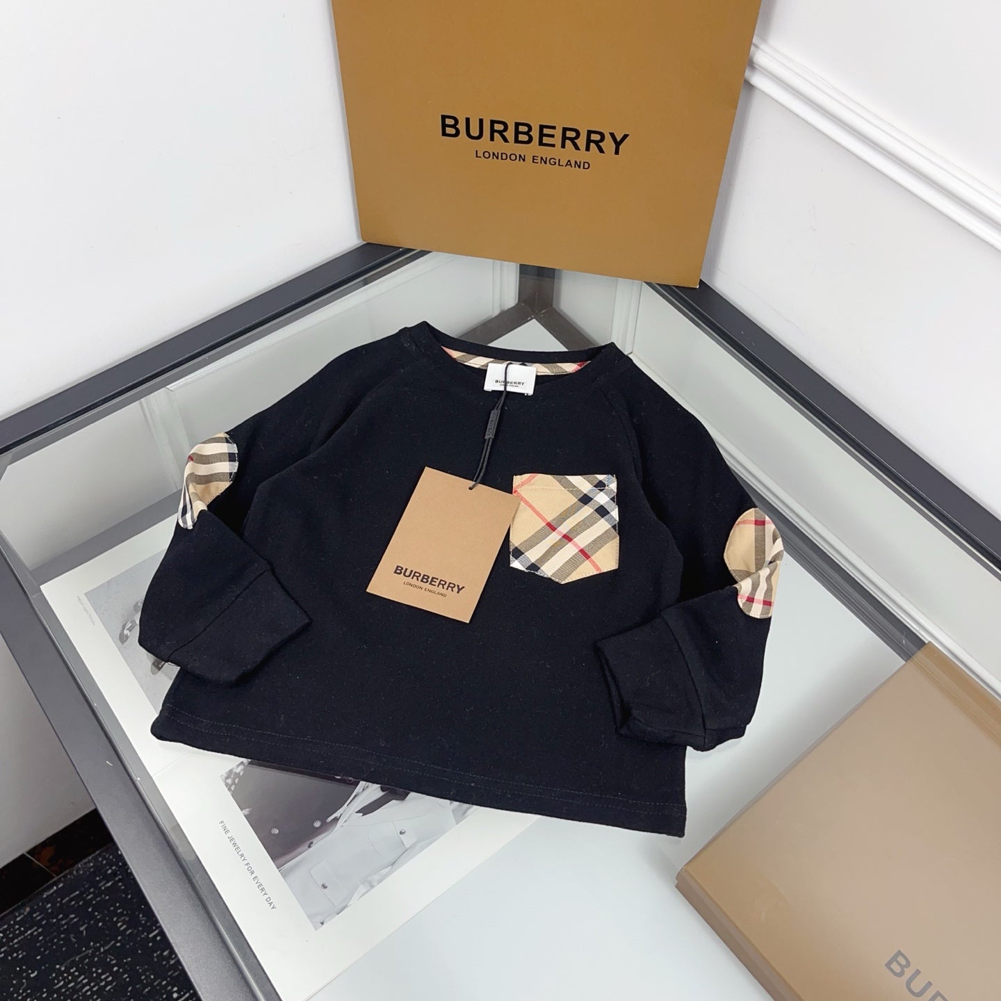 BR Monogram Pocket Sweater