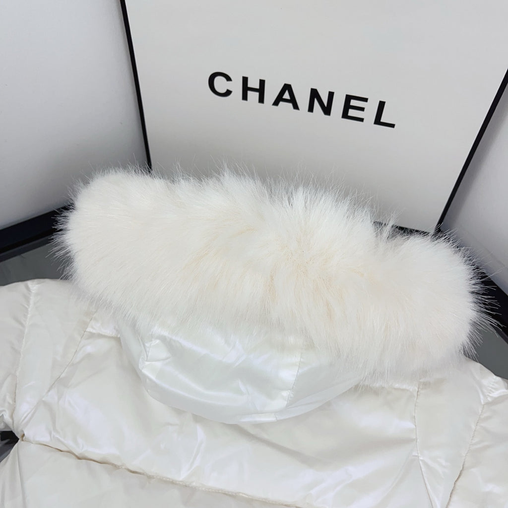 CH White Logo Coat