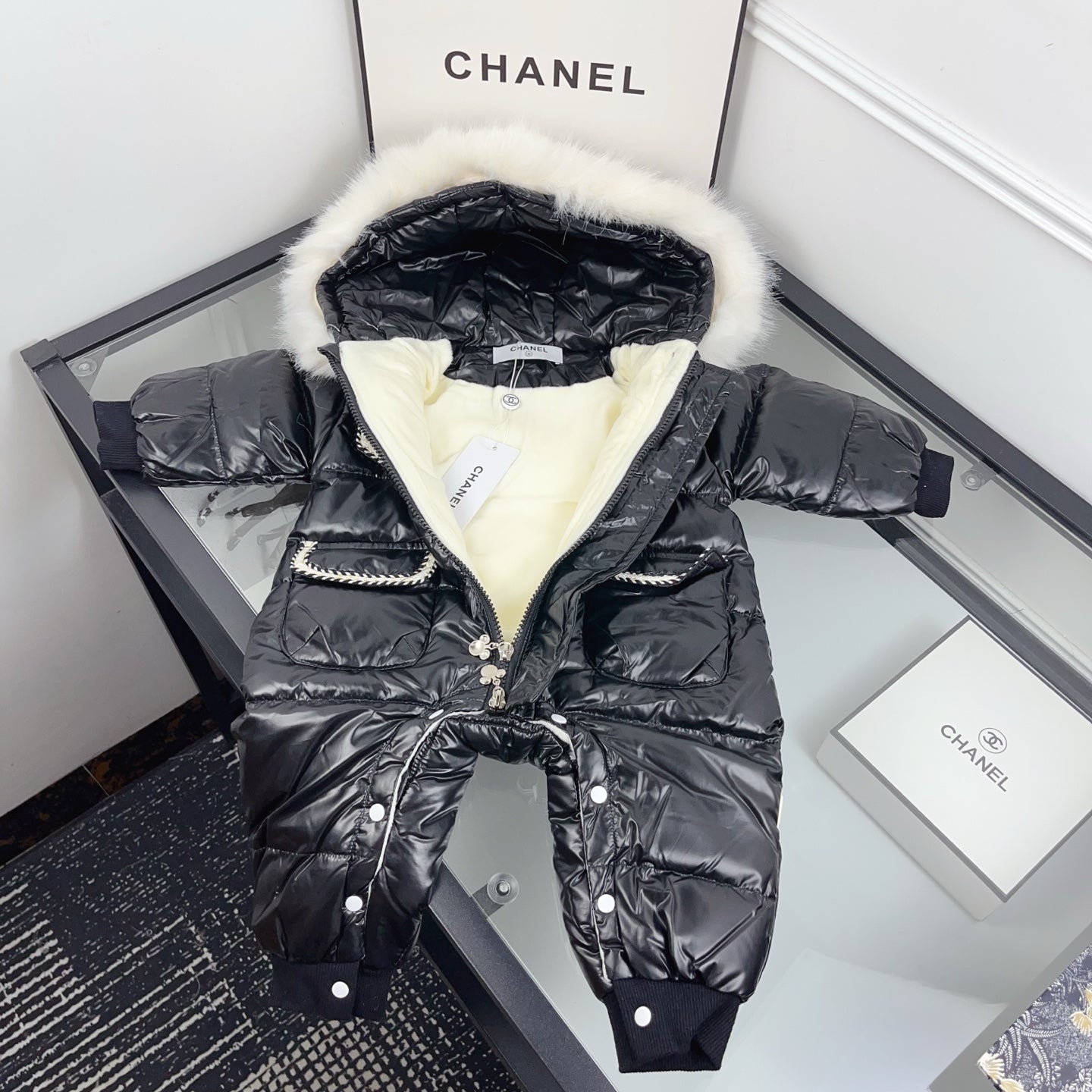 CH Black Logo Coat